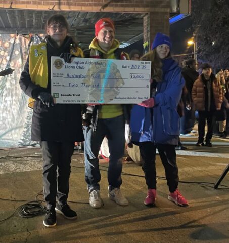 Burlington Food Bank donation